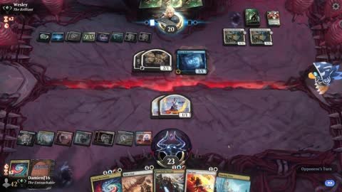 Watch MTG Arena Video Replay - Jeskai Control by DamienF16 VS WUBG Midrange by Wesley - Traditional Standard Ranked