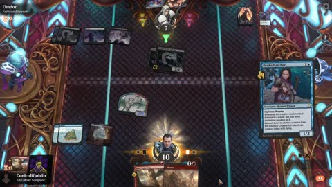 Watch MTG Arena Video Replay - Izzet Midrange by CunicoliGoblin VS Mono Black Aggro by Elmdor - Alchemy Event
