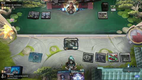Watch MTG Arena Video Replay - Emry, Lurker of the Loch by saitama VS Sheoldred, the Apocalypse by HAM - Historic Brawl