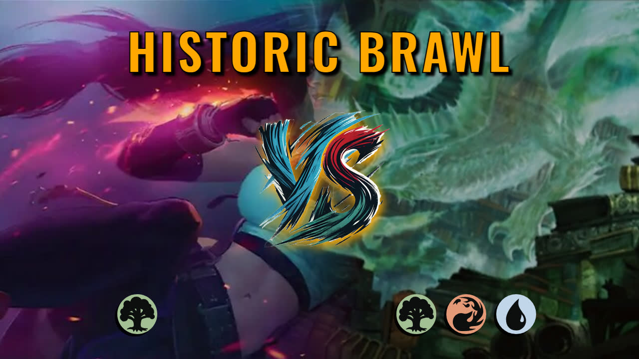 Watch MTG Arena Historic Brawl Video - Tifa Lockhart by Warped Concept VS Miirym, Sentinel Wyrm by Spiral Out - d393d5