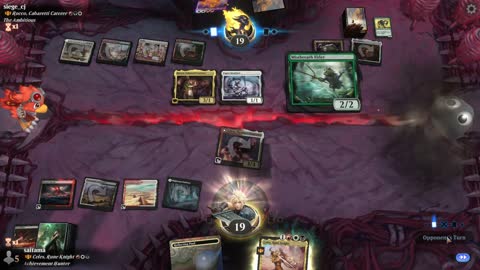 Watch MTG Arena Video Replay - Celes, Rune Knight by saitama VS Rocco, Cabaretti Caterer by siege_cj - Historic Brawl