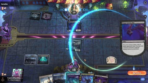 Watch MTG Arena Video Replay - Dimir Midrange by CunicoliGoblin VS Dimir Aggro by fatmike - Standard Play