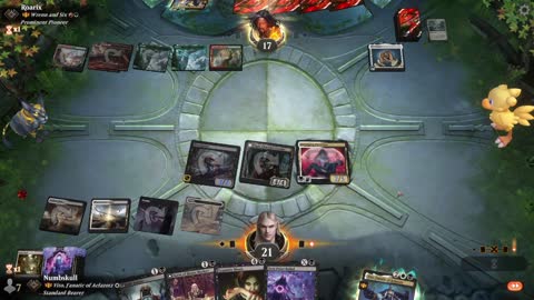 Watch MTG Arena Video Replay - Vito, Fanatic of Aclazotz by Numbskull VS Wrenn and Six by Roarix - Historic Brawl