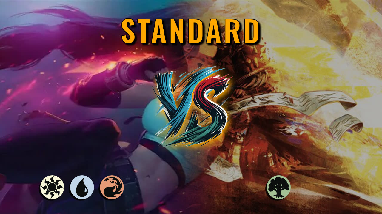 Watch MTG Arena Standard Video - Jeskai Control by DamienF16 VS Mono Green Aggro by Milcioo - 015e1a