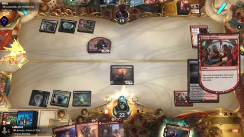 Watch MTG Arena Video Replay - Rowan, Scion of War by saitama VS Jegantha, the Wellspring by Bibz - Historic Brawl
