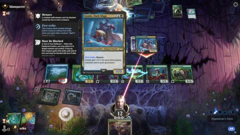 Watch MTG Arena Video Replay - Simic Midrange by utku VS Dimir Midrange by blanquette - Standard Ranked