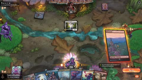 Watch MTG Arena Video Replay - Izzet Midrange by CunicoliGoblin VS Azorius Aggro by Брате - Alchemy Play