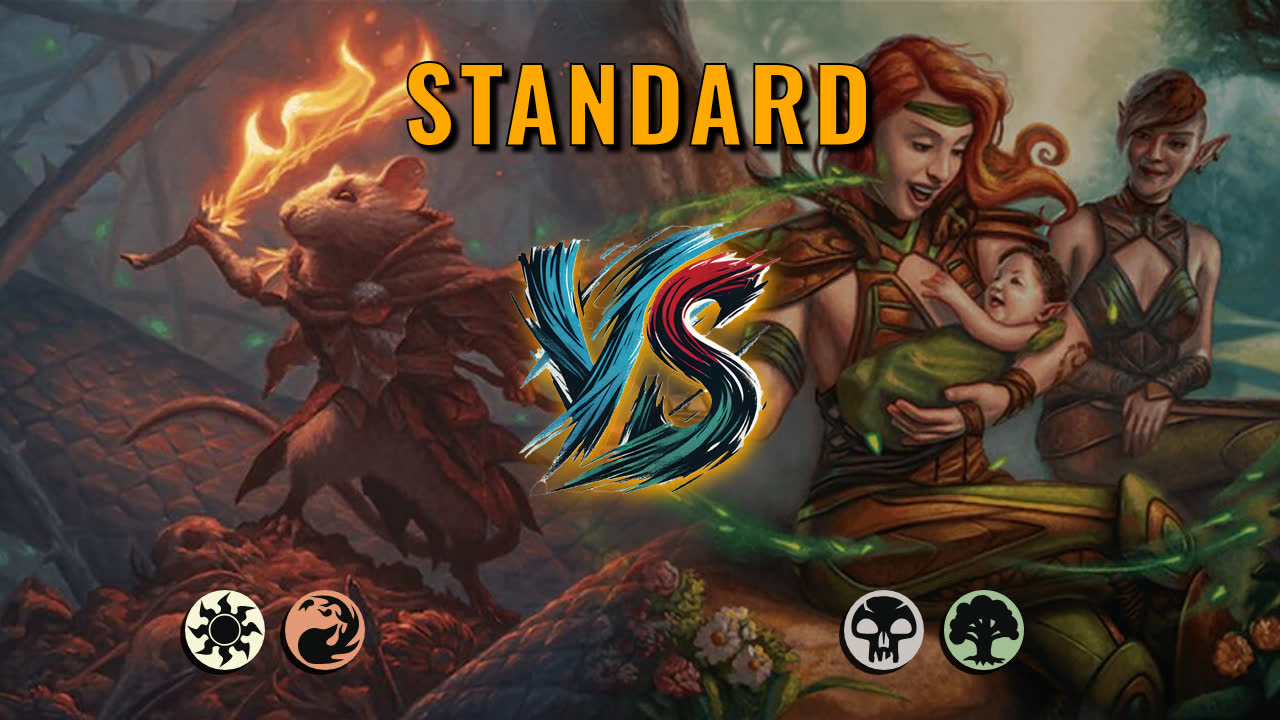 Watch MTG Arena Standard Video - Boros Aggro by CunicoliGoblin VS Golgari Midrange by Derp - 766617