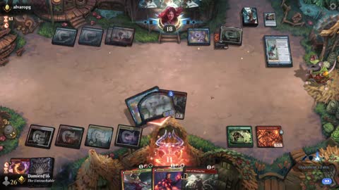 Watch MTG Arena Video Replay - Naya Midrange by DamienF16 VS Izzet Control by alvaropg - Traditional Standard Ranked