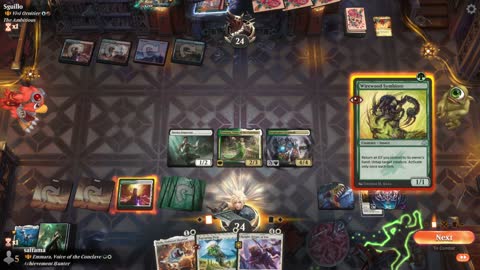 Watch MTG Arena Video Replay - Emmara, Voice of the Conclave by saitama VS Vivi Ornitier by Sguillo - Historic Brawl