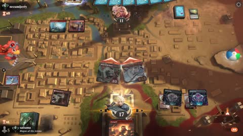 Watch MTG Arena Video Replay - Mono Red Midrange by saitama VS Grixis Control by nezumijerry - Timeless Ranked