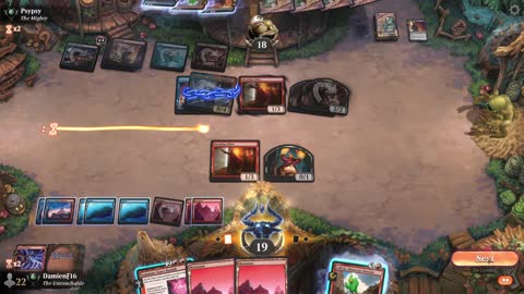 Watch MTG Arena Video Replay - Izzet Midrange by DamienF16 VS Grixis Midrange by Psypsy - Premier Draft