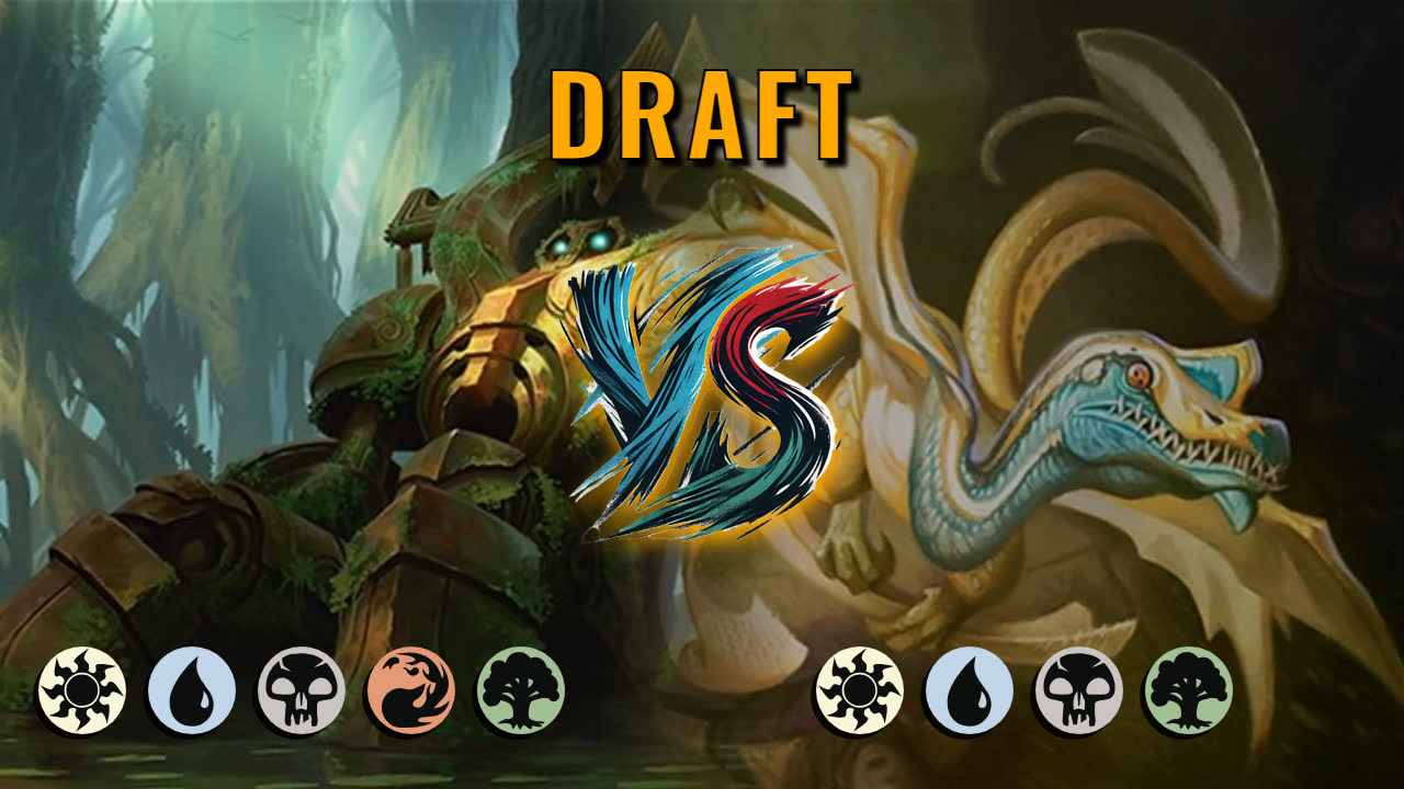Watch MTG Arena Draft Video - 5 Color Midrange by saitama VS WUBG Aggro by Arutha - 9396d9
