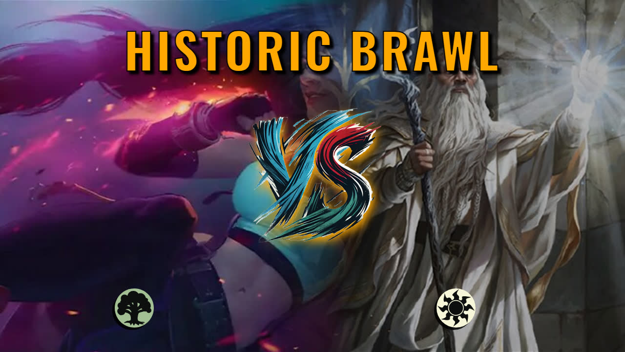 Watch MTG Arena Historic Brawl Video - Tifa Lockhart by Warped Concept VS Gandalf the White by leonedav - 146626