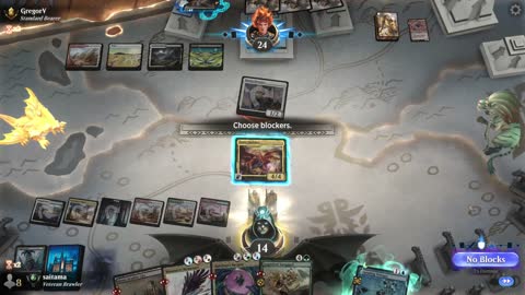 Watch MTG Arena Video Replay - WUBG Midrange by saitama VS Mardu Midrange by GregorV - Premier Draft Ranked