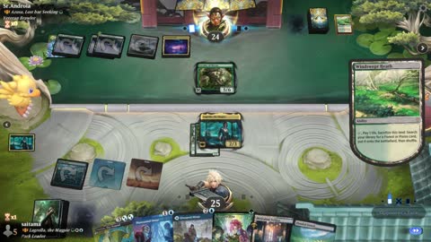 Watch MTG Arena Video Replay - Lagrella, the Magpie by saitama VS Azusa, Lost but Seeking by Sr.Androia - Historic Brawl