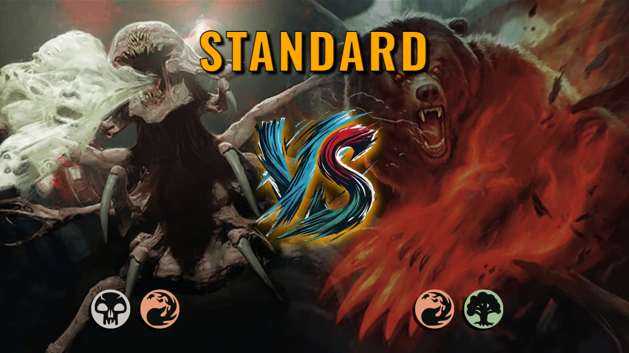 Watch MTG Arena Standard Video - Rakdos Midrange by Numbskull VS Gruul Aggro by Oak - 22e558