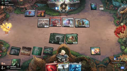 Watch MTG Arena Video Replay - Naya Aggro by saitama VS Boros Aggro by ostty - Premier Draft