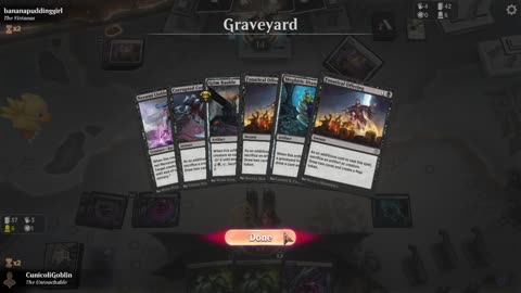 Watch MTG Arena Video Replay - Mono Black Aggro by CunicoliGoblin VS Mono White Midrange by bananapuddinggirl - MWM Standard Pauper