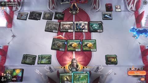 Watch MTG Arena Video Replay - Mono Green Aggro by utku VS Orzhov Midrange by Lordaden182 - Standard Ranked