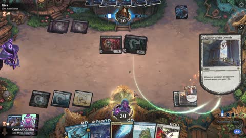 Watch MTG Arena Video Replay - Azorius Control by CunicoliGoblin VS Mono Black Midrange by Kira - Standard Play