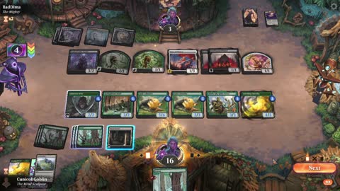 Watch MTG Arena Video Replay - Mono Green Aggro by CunicoliGoblin VS Orzhov Aggro by BadDima - Standard Play
