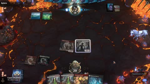 Watch MTG Arena Video Replay - Rakdos Aggro by CunicoliGoblin VS Dimir Midrange by Rubén - Traditional Historic Play