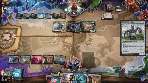 Watch MTG Arena Video Replay - Jeskai Control by DamienF16 VS Temur Midrange by TBS - Traditional Standard Ranked