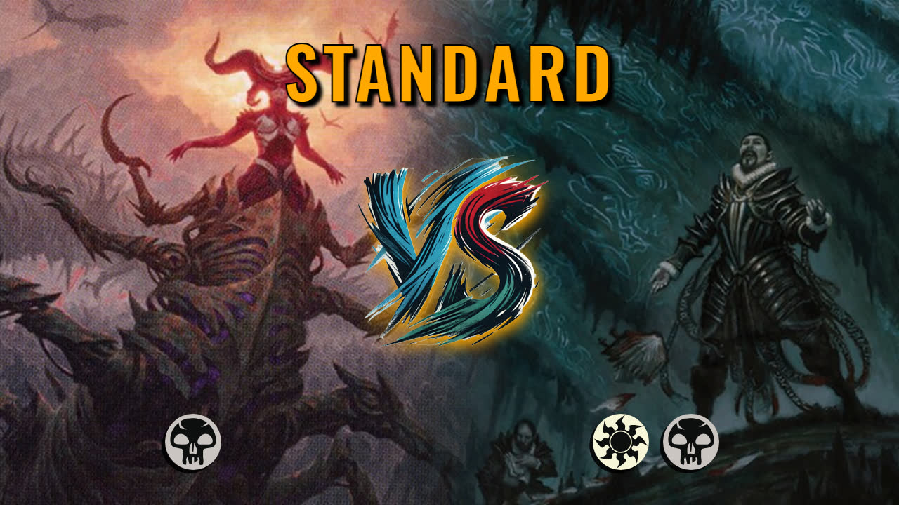 Watch MTG Arena Standard Video - Mono Black Aggro by Numbskull VS Orzhov Midrange by DeathMacaw - cab3c9