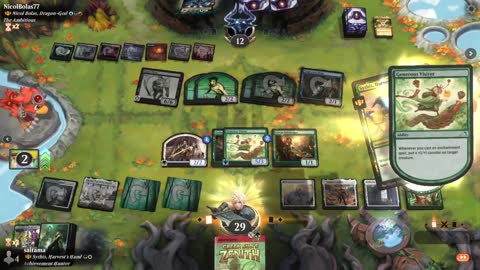 Watch MTG Arena Video Replay - Sythis, Harvest's Hand by saitama VS Nicol Bolas, Dragon-God by NicolBolas77 - Historic Brawl