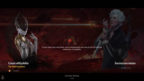 Watch MTG Arena Video Replay - Dimir Midrange by CunicoliGoblin VS Mono White Midrange by lorenzotermine - Traditional Historic Play