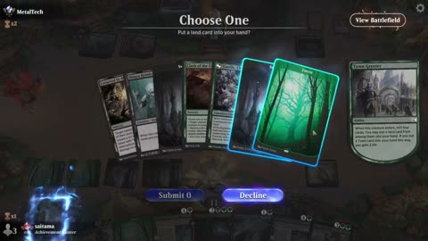 Watch MTG Arena Video Replay - Golgari Midrange by saitama VS Izzet Midrange by MetalTech - Premier Draft