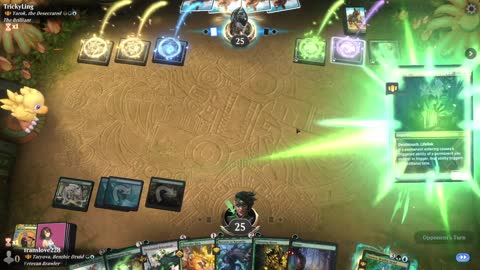 Watch MTG Arena Video Replay - Tatyova, Benthic Druid by translove228 VS Yarok, the Desecrated by TrickyLing - Historic Brawl