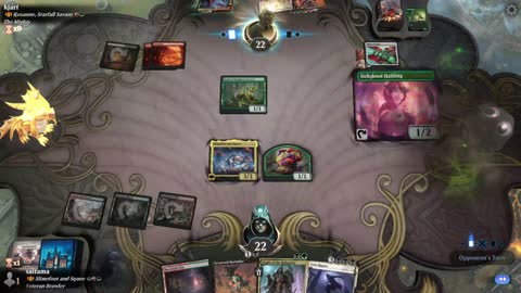Watch MTG Arena Video Replay - Slimefoot and Squee by saitama VS Roxanne, Starfall Savant by kjart - Historic Brawl