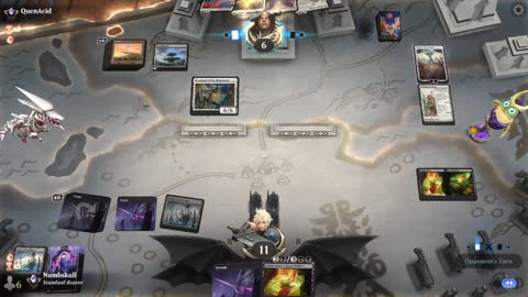 Watch MTG Arena Video Replay - Mono Black Midrange by Numbskull VS Mono White Midrange by QuenAcid - Traditional Standard Ranked