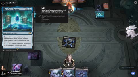 Watch MTG Arena Video Replay - Mono Black Midrange by Numbskull VS Dimir Midrange by dazedfordays - Traditional Pioneer Ranked