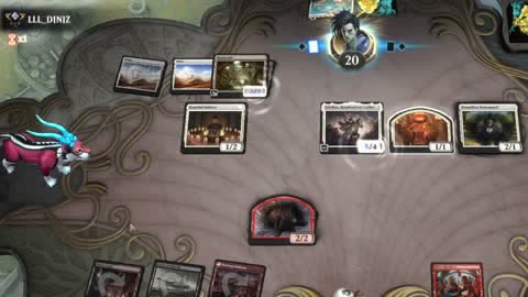 Watch MTG Arena Video Replay - Rakdos Midrange by HamHocks42 VS Mono White Aggro by LLL_DINIZ - Explorer Ranked
