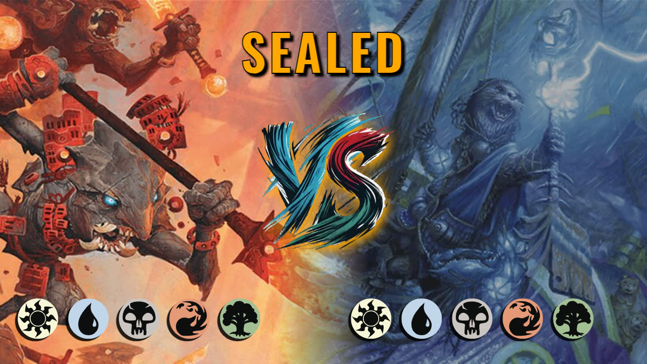 Watch MTG Arena Sealed Video - 5 Color Midrange by saitama VS 5 Color Aggro by エアトス - c34a19