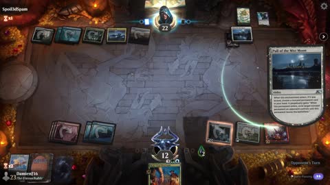 Watch MTG Arena Video Replay - Izzet Control by DamienF16 VS Esper Control by Spoil3dSpam - Chromatic Cube Draft