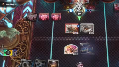Watch MTG Arena Video Replay - Orzhov Aggro by Warped Concept VS Mono Red Aggro by DonMaster - Standard Ranked