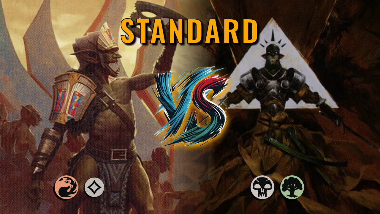 Watch MTG Arena Standard Video - Mono Red Aggro by CunicoliGoblin VS Golgari Midrange by Tanacharison - 7be336