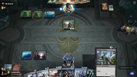 Watch MTG Arena Video Replay - Grixis Midrange by DamienF16 VS Simic Midrange by Mr Frisch - Premier Draft