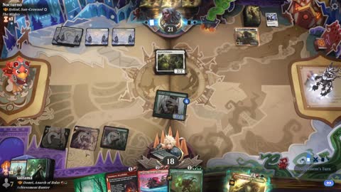 Watch MTG Arena Video Replay - Domri, Anarch of Bolas by saitama VS Heliod, Sun-Crowned by Nocturno - Historic Brawl