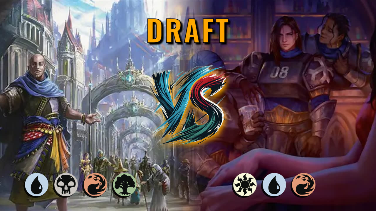 Watch MTG Arena Draft Video - UBRG Midrange by saitama VS Jeskai Midrange by felachos - a93399