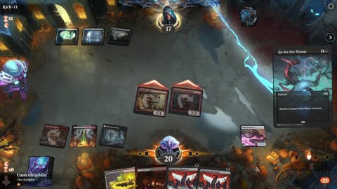 Watch MTG Arena Video Replay - Rakdos Aggro by CunicoliGoblin VS Dimir Control by Kick-11 - Traditional Pioneer Play