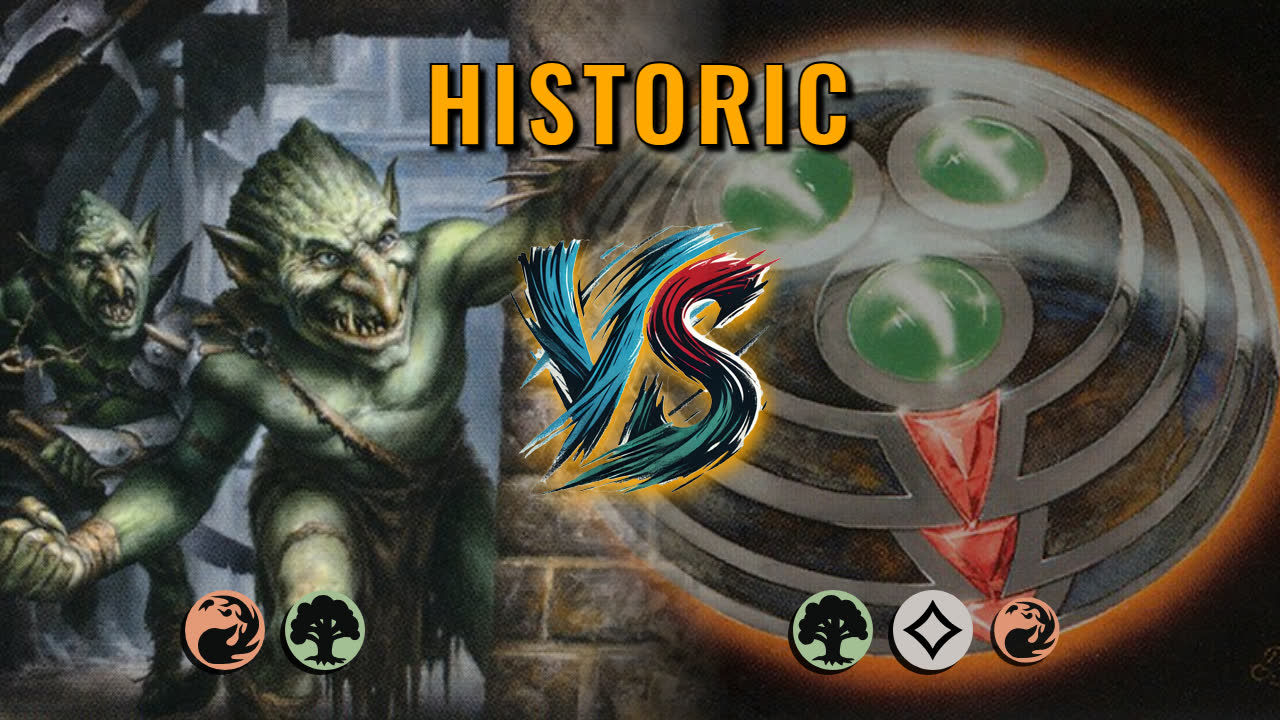 Watch MTG Arena Historic Video - Gruul Aggro by CunicoliGoblin VS Gruul Midrange by tact - 289611