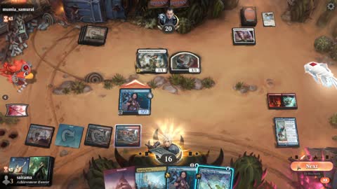 Watch MTG Arena Video Replay - Izzet Control by saitama VS Mono White Aggro by mumia_samurai - Alchemy Play