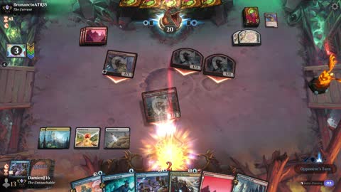 Watch MTG Arena Video Replay - Jeskai Control by DamienF16 VS Mono Red Aggro by BrunancioATR35 - Traditional Standard Ranked