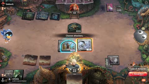 Watch MTG Arena Video Replay - Orzhov Midrange by saitama VS Temur Midrange by Jimhawk - Premier Draft
