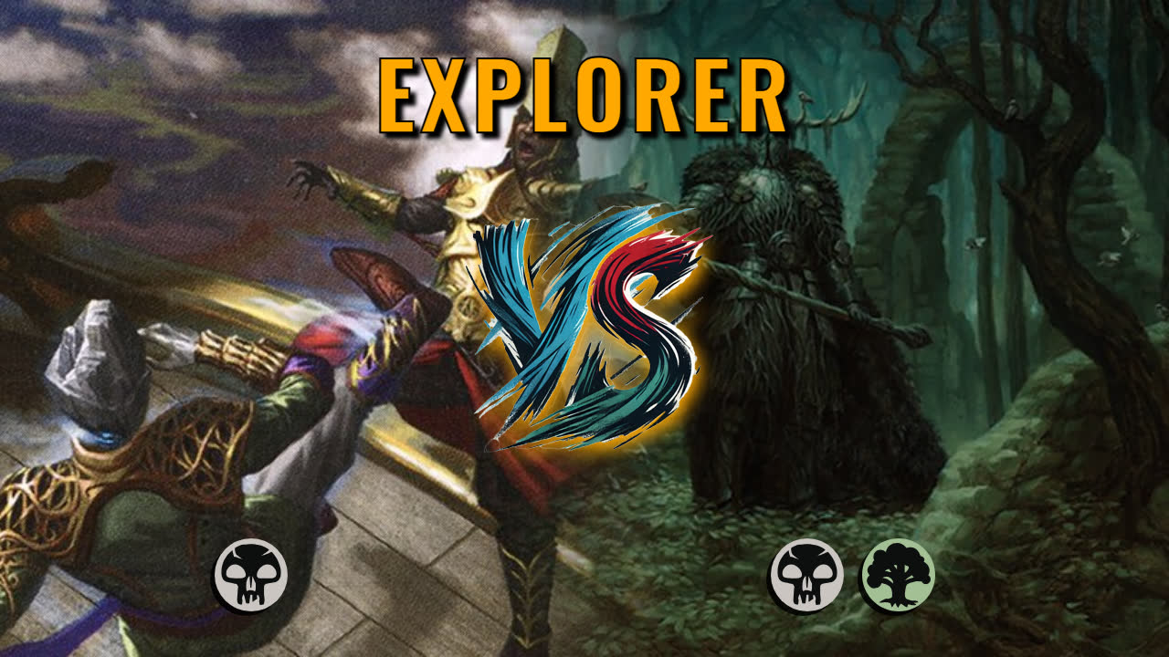 Watch MTG Arena Explorer Video - Mono Black Midrange by Numbskull VS Golgari Aggro by Huzjapo - 985efb